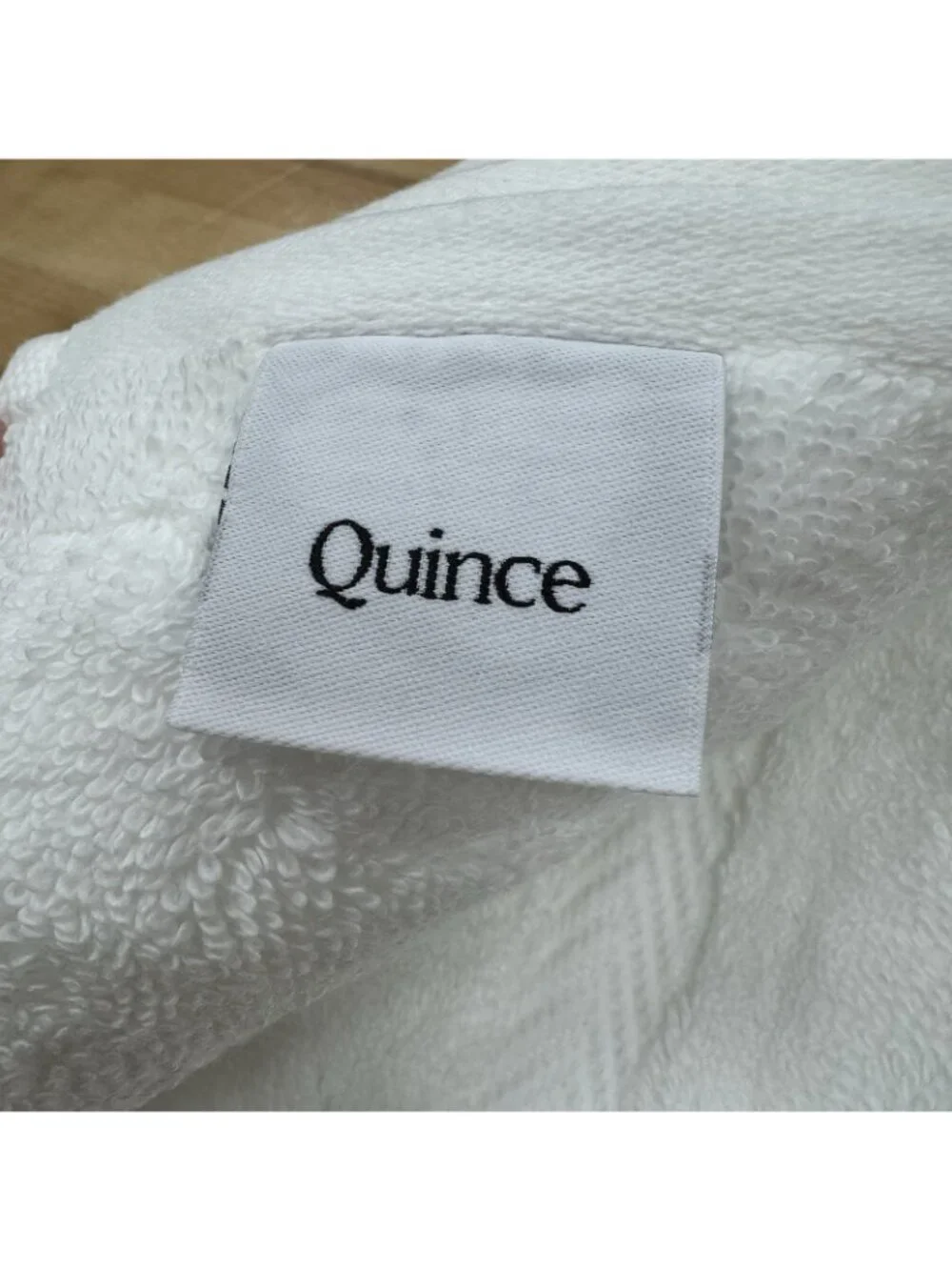 Quince Turkish Cotton Spa Washcloth Towels Set of 2 WHITE 12x12”